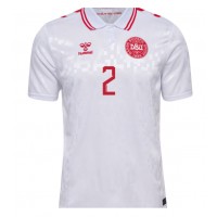 Maglie da calcio Danimarca Joachim Andersen #2 Seconda Maglia Europei 2024 Manica Corta